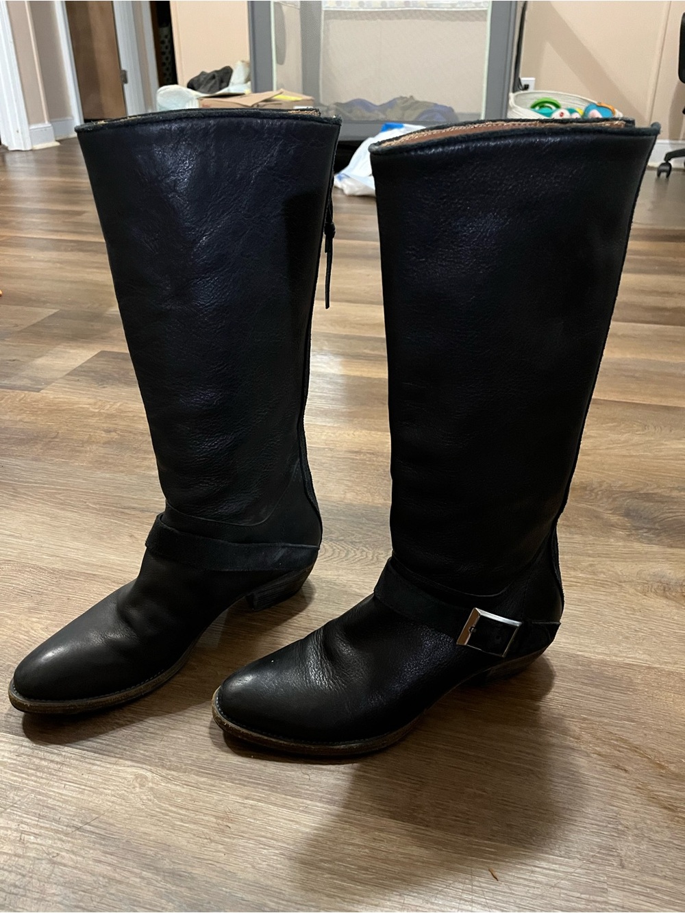Blackstone CW81 Gull Leather Riding Boots | Black | EU 39 | Tall Zip Boots